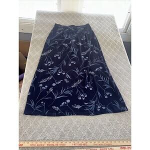Pendleton Women’s Skirt Size 12 Polyester Navy Blue Floral